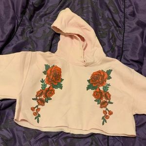 Crop top hoodie